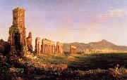 Thomas Cole Aqueduct near Rome oil on canvas